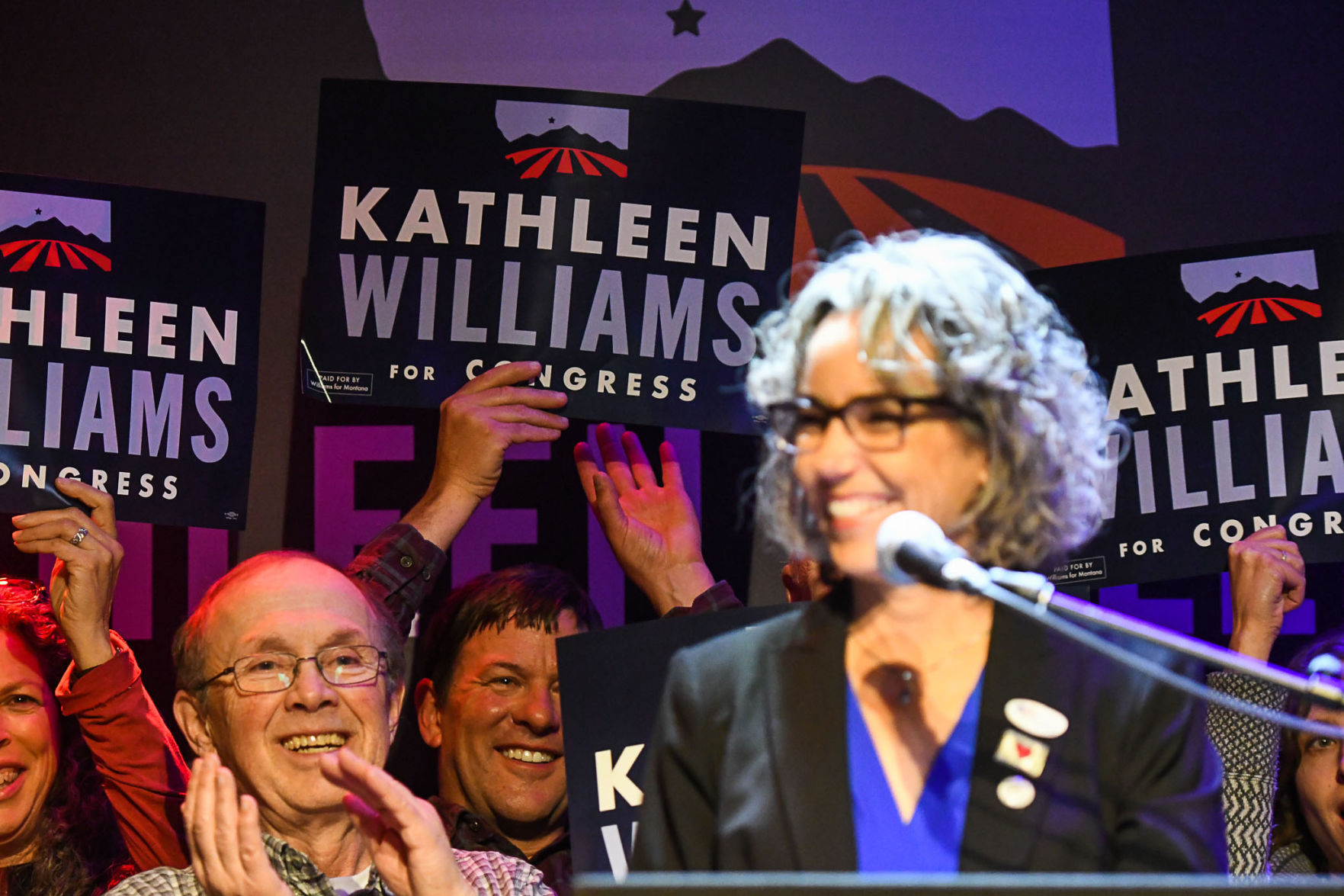 Kathleen Williams Election Night